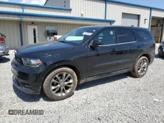 2019 Dodge Durango GT Plus with VIN 1C4RDHDGXKC645080, listed as a Copart auction lot 52298805 with 154,288 mi miles and Salvage title. Bid and sale history available at DreamBid. Image 1.