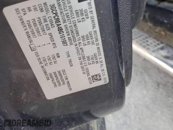 2011 Chevrolet Silverado 1500 LS z VIN 3GCPCREA4BG101987, wystawiony jako Copart lot #80147265 z przebiegiem 175 913 mil mil oraz Szkoda całkowita • Salvage title. Historia ofert i sprzedaży dostępna na DreamBid. Obrazek 12.