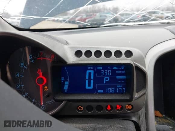 2016 Chevrolet Sonic LT with VIN 1G1JC6SB4G4105391, listed as a IAAI auction lot 41999133 with 108,177 mi miles and . Bid and sale history available at DreamBid. Image 7.