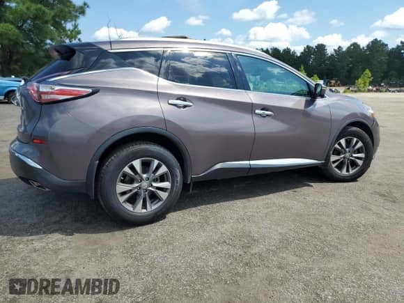 2015 Nissan Murano SL z VIN 5N1AZ2MGXFN201635, wystawiony jako Copart lot #69702845 z przebiegiem 87 324 mil mil oraz Szkoda całkowita • Salvage title. Historia ofert i sprzedaży dostępna na DreamBid. Obrazek 3.