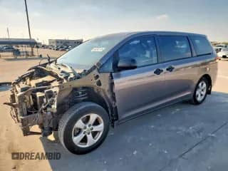 2014 Toyota Sienna L with VIN 5TDZK3DC6ES494800, listed as a Copart auction lot 84245115 with 229,648 mi miles and Salvage title. Bid and sale history available at DreamBid. Image 1.