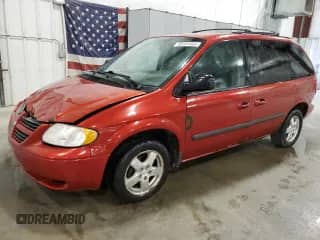 2006 Dodge Caravan SXT with VIN 1D4GP45R66B754853, listed as a Copart auction lot 82201465 with 236,597 mi miles and Salvage title. Bid and sale history available at DreamBid. Image 1.