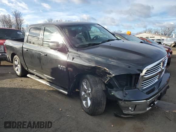 2016 Ram 1500 SLT with VIN 1C6RR7LT5GS272688, listed as a Copart auction lot 86714574 with 101,789 mi miles and Salvage title. Bid and sale history available at DreamBid. Image 4.