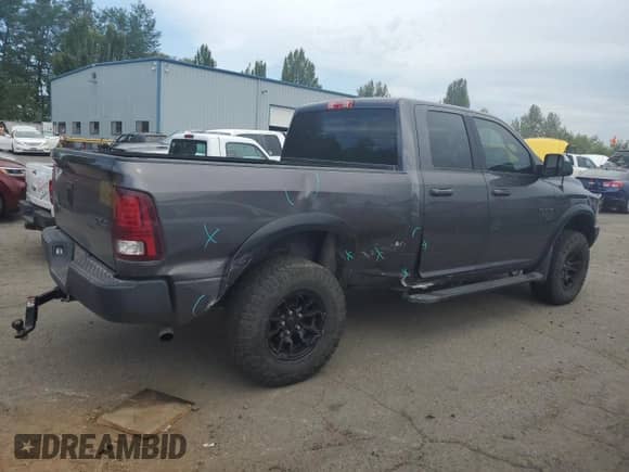 2022 Ram 1500 Warlock с VIN 1C6RR7GGXNS225778, выставлен на аукционе Copart как лот 65471005 с пробегом 37 017 миль миль и Списание • Salvage title. История ставок и продаж доступна на DreamBid. Изображение 3.