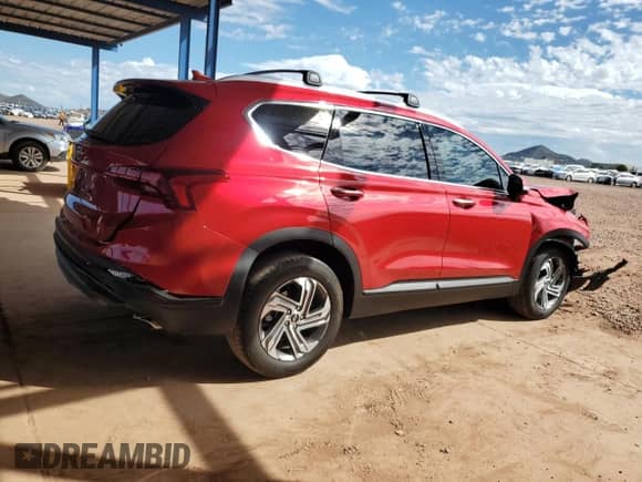 2023 Hyundai Santa Fe SEL with VIN 5NMS24AJ3PH590948, listed as a Copart auction lot 82643185 with 8,791 mi miles and Salvage title. Bid and sale history available at DreamBid. Image 3.