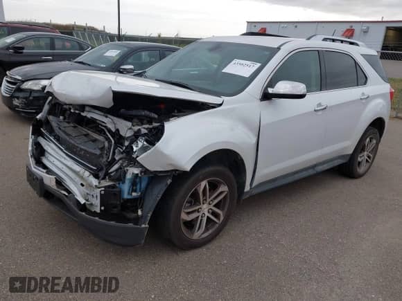 2017 Chevrolet Equinox Premier with VIN 2GNALDEK9H1500288, listed as a IAAI auction lot 43502517 with 102,537 mi miles and . Bid and sale history available at DreamBid. Image 2.