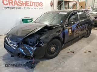 2011 Chevrolet Impala Police Police with VIN 2G1WD5EMXB1137065, listed as a Copart auction lot 82906884 with Not provided miles and Salvage title. Bid and sale history available at DreamBid. Image 1.