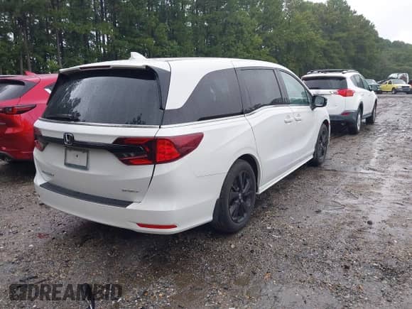 2023 Honda Odyssey Sport z VIN 5FNRL6H76PB022180, wystawiony jako IAAI lot #43142713 z przebiegiem 2 775 mil mil oraz . Historia ofert i sprzedaży dostępna na DreamBid. Obrazek 4.