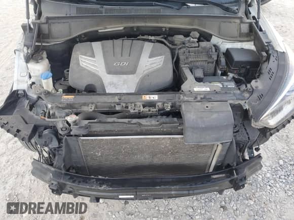 2017 Hyundai Santa Fe Limited Ultimate with VIN KM8SR4HF6HU231791, listed as a Copart auction lot 70204735 with 136,532 mi miles and Salvage title. Bid and sale history available at DreamBid. Image 12.