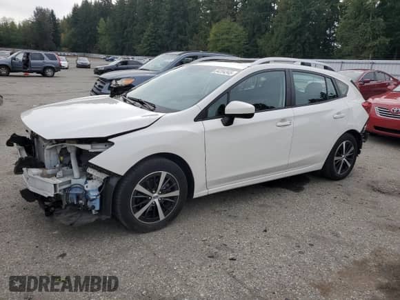 2020 Subaru Impreza Premium with VIN 4S3GTAD68L3719882, listed as a Copart auction lot 84284345 with 30,014 mi miles and Salvage title. Bid and sale history available at DreamBid. Image 1.