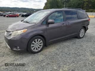 2011 Toyota Sienna XLE AAS with VIN 5TDYK3DC5BS125577, listed as a Copart auction lot 83800055 with 187,732 mi miles and Salvage title. Bid and sale history available at DreamBid. Image 1.