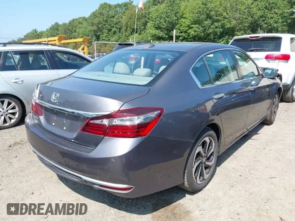 2017 Honda Accord EX-L with VIN 1HGCR2F87HA114404, listed as a IAAI auction lot 43007676 with 117,804 mi miles and . Bid and sale history available at DreamBid. Image 4.