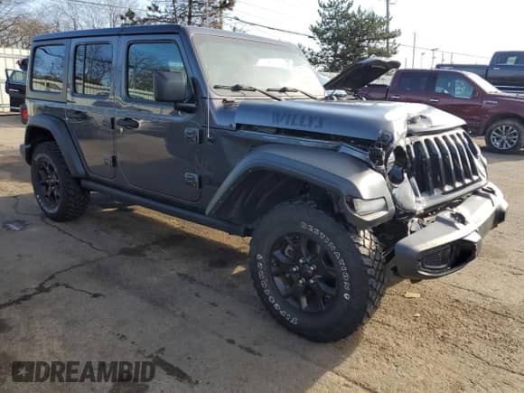 2021 Jeep Wrangler Unlimited Sport Altitude с VIN 1C4HJXDG0MW856658, выставлен на аукционе Copart как лот 86251414 с пробегом 30 579 миль миль и Списание • Salvage title. История ставок и продаж доступна на DreamBid. Изображение 4.