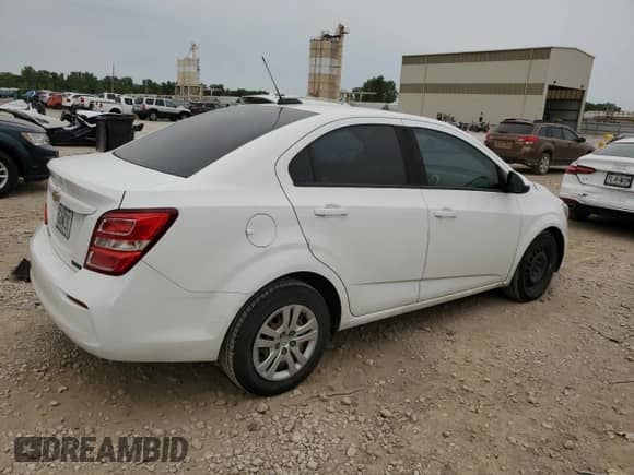 2017 Chevrolet Sonic LS with VIN 1G1JB5SH2H4107966, listed as a Copart auction lot 70357585 with 148,763 mi miles and Salvage title. Bid and sale history available at DreamBid. Image 3.