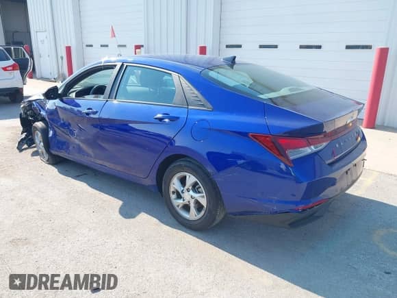2023 Hyundai Elantra SE with VIN KMHLL4AG8PU577543, listed as a IAAI auction lot 42658645 with 27,037 mi miles and . Bid and sale history available at DreamBid. Image 3.