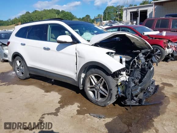 2017 Hyundai Santa Fe Limited Ultimate z VIN KM8SRDHF4HU248556, wystawiony jako IAAI lot #42957684 z przebiegiem 102 556 mil mil oraz . Historia ofert i sprzedaży dostępna na DreamBid. Obrazek 1.