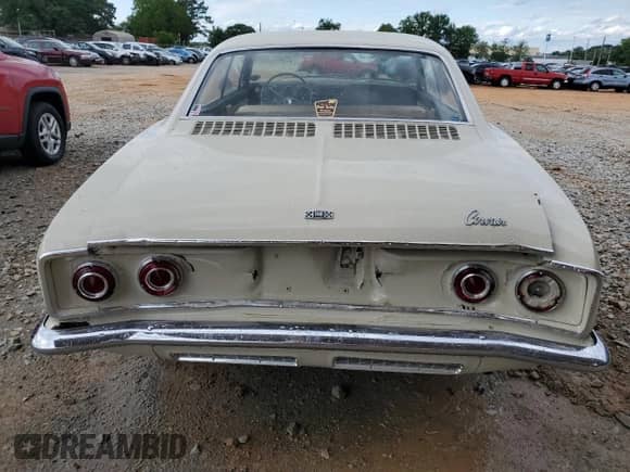 1965 Chevrolet Corvair с VIN 101395W274575, выставлен на аукционе Copart как лот 55422615 с пробегом 46 076 миль миль и Чистый • Clean title. История ставок и продаж доступна на DreamBid. Изображение 6.