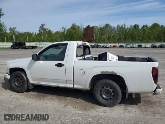 2010 Chevrolet Colorado Work Truck with VIN 1GCCSBD91A8141089, listed as a Copart auction lot 58292565 with Not provided miles and Salvage title. Bid and sale history available at DreamBid. Image 2.
