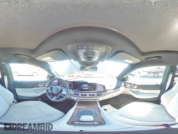 2025 Mercedes-Benz GLS 450 with VIN 4JGFF5KE2SB469530, listed as a Copart auction lot 67618225 with 424 mi miles and Salvage title. Bid and sale history available at DreamBid. Image 14.