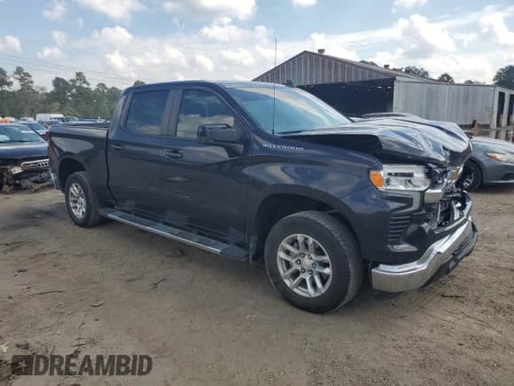2023 Chevrolet Silverado 1500 LT with VIN 2GCPACED1P1125645, listed as a Copart auction lot 81632335 with 35,644 mi miles and Salvage title. Bid and sale history available at DreamBid. Image 4.