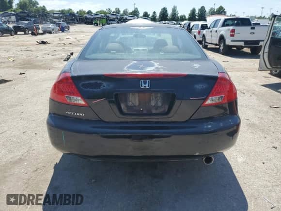 2006 Honda Accord EX with VIN 1HGCM72756A000116, listed as a Copart auction lot 65749585 with 75,934 mi miles and Salvage title. Bid and sale history available at DreamBid. Image 6.