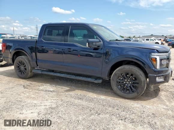 2024 Ford F-150 Lariat с VIN 1FTFW5L5XRFA95819, выставлен на аукционе Copart как лот 58554715 с пробегом Не указан миль и Списание • Salvage title. История ставок и продаж доступна на DreamBid. Изображение 4.