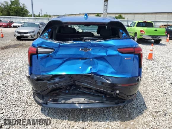 2024 Chevrolet Blazer EV RWD RS с VIN 3GNKDHRK9RS242458, выставлен на аукционе Copart как лот 59520265 с пробегом 4 118 миль миль и Списание • Salvage title. История ставок и продаж доступна на DreamBid. Изображение 6.