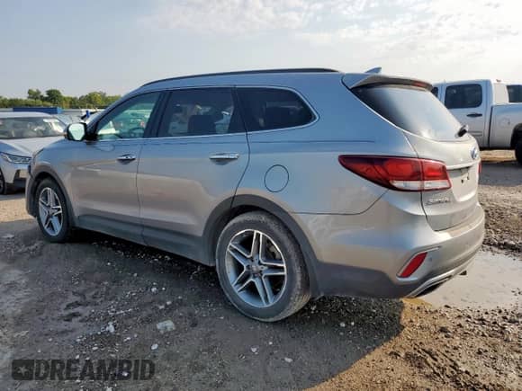 2017 Hyundai Santa Fe Limited Ultimate z VIN KM8SR4HFXHU254135, wystawiony jako Copart lot #70216145 z przebiegiem 98 386 mil mil oraz Szkoda całkowita • Salvage title. Historia ofert i sprzedaży dostępna na DreamBid. Obrazek 2.