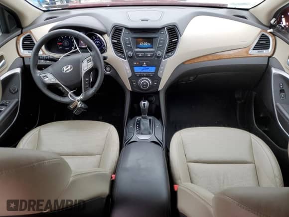 2015 Hyundai Santa Fe Limited with VIN KM8SNDHF6FU099253, listed as a Copart auction lot 43934445 with 31,639 mi miles and Salvage title. Bid and sale history available at DreamBid. Image 8.