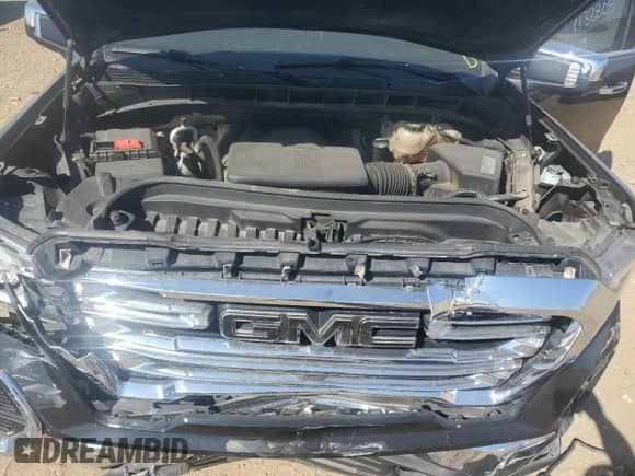 2021 GMC Sierra 1500 SLT with VIN 3GTU9DED8MG323790, listed as a Copart auction lot 80252585 with 130,188 mi miles and Salvage title. Bid and sale history available at DreamBid. Image 11.