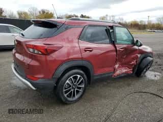 2025 Chevrolet TrailBlazer LT z VIN KL79MPSL1SB194845, wystawiony jako Copart lot #87489305 z przebiegiem 11 033 mil mil oraz Czysty tytuł • Clean title. Historia ofert i sprzedaży dostępna na DreamBid. Obrazek 3.