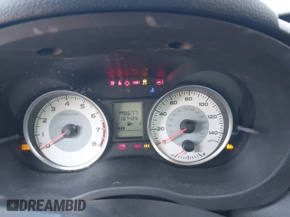 2012 Subaru Impreza 2.0i with VIN JF1GJAA63CG028266, listed as a IAAI auction lot 42925024 with 187,425 mi miles and . Bid and sale history available at DreamBid. Image 7.