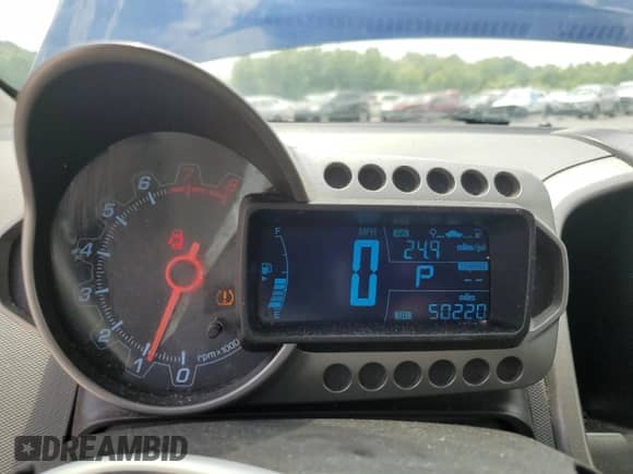 2013 Chevrolet Sonic LT with VIN 1G1JC5SH5D4184080, listed as a Copart auction lot 59438605 with 50,220 mi miles and Salvage title. Bid and sale history available at DreamBid. Image 9.