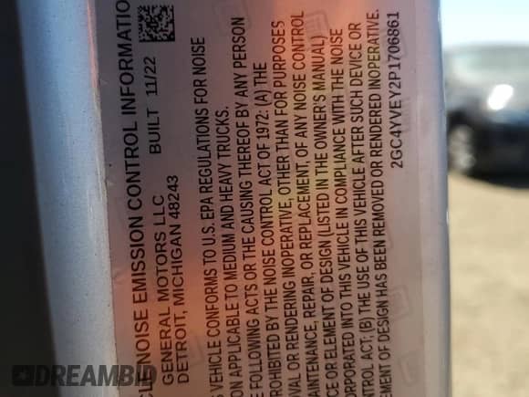 2023 Chevrolet Silverado 3500HD High Country с VIN 2GC4YVEY2P1706861, выставлен на аукционе Copart как лот 71689245 с пробегом 8 953 миль миль и На запчасти • Non repairable. История ставок и продаж доступна на DreamBid. Изображение 12.