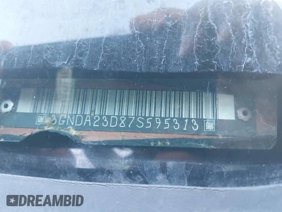 2007 Chevrolet HHR LT с VIN 3GNDA23D87S595313, выставлен на аукционе IAAI как лот 42816955 с пробегом 126 099 миль миль и . История ставок и продаж доступна на DreamBid. Изображение 9.