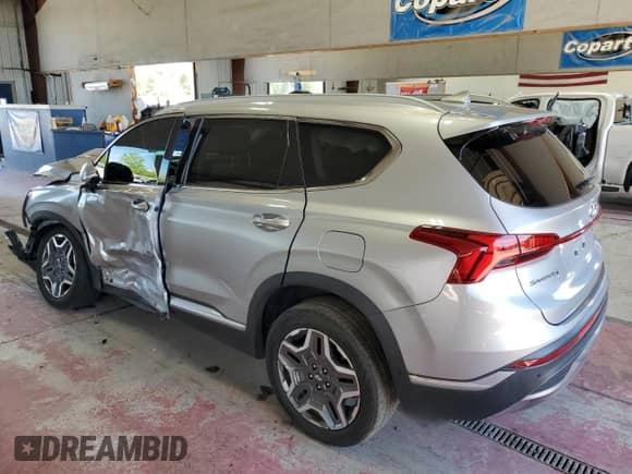 2021 Hyundai Santa Fe Limited with VIN 5NMS4DAL0MH341529, listed as a Copart auction lot 68765635 with 43,671 mi miles and Salvage title. Bid and sale history available at DreamBid. Image 2.