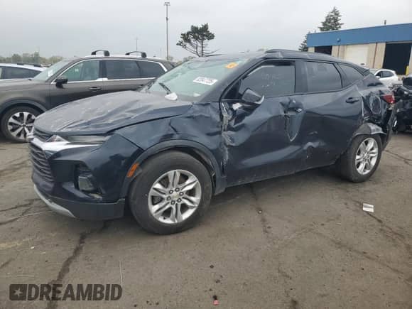 2021 Chevrolet Blazer LT с VIN 3GNKBCRS3MS501284, выставлен на аукционе Copart как лот 82047725 с пробегом Не указан миль и Чистый • Clean title. История ставок и продаж доступна на DreamBid. Изображение 1.