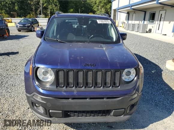2018 Jeep Renegade Altitude with VIN ZACCJABB8JPG74732, listed as a Copart auction lot 71857075 with 81,449 mi miles and Salvage title. Bid and sale history available at DreamBid. Image 5.
