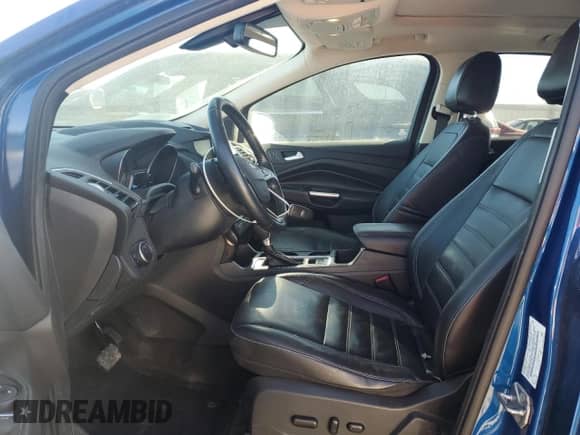 2017 Ford Escape Titanium with VIN 1FMCU9J97HUC07973, listed as a Copart auction lot 80717215 with 129,024 mi miles and Salvage title. Bid and sale history available at DreamBid. Image 7.