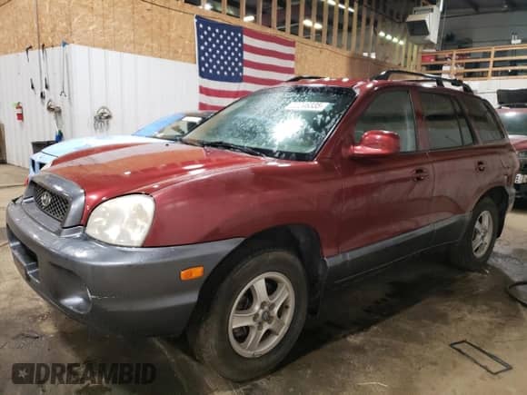 2002 Hyundai Santa Fe GLS z VIN KM8SC73D22U157172, wystawiony jako Copart lot #55246335 z przebiegiem 198 122 mil mil oraz Czysty tytuł • Clean title. Historia ofert i sprzedaży dostępna na DreamBid. Obrazek 1.