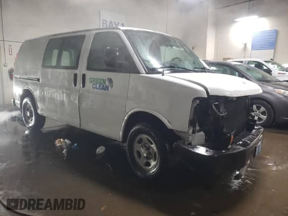2008 Chevrolet Express Cargo с VIN 1GCFG154281185388, выставлен на аукционе Copart как лот 89177915 с пробегом 312 660 миль миль и Списание • Salvage title. История ставок и продаж доступна на DreamBid. Изображение 4.