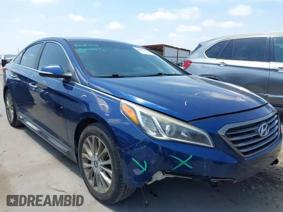 2015 Hyundai Sonata Sport с VIN 5NPE34AF7FH204071, выставлен на аукционе IAAI как лот 42392188 с пробегом 153 385 миль миль и . История ставок и продаж доступна на DreamBid. Изображение 1.