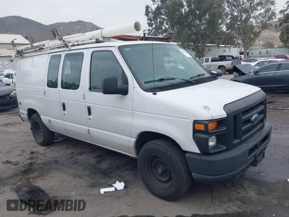 2010 Ford Econoline Cargo Commercial with VIN 1FTNE2EL4ADA60315, listed as a IAAI auction lot 42096440 with 163,478 mi miles and . Bid and sale history available at DreamBid. Image 1.