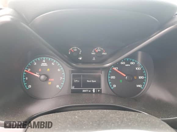 2022 Chevrolet Colorado 4WD Work Truck with VIN 1GCHTBEA3N1302326, listed as a Copart auction lot 84185674 with 26,477 mi miles and Salvage title. Bid and sale history available at DreamBid. Image 9.