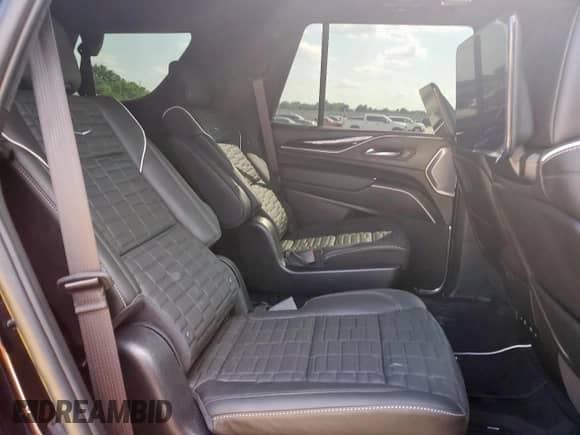 2024 Cadillac Escalade AWD V-Series with VIN 1GYS4HK95RR399949, listed as a Copart auction lot 59360395 with 6,163 mi miles and Salvage title. Bid and sale history available at DreamBid. Image 10.