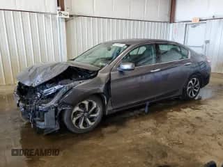 2017 Honda Accord EX-L with VIN 1HGCR3F88HA006072, listed as a Copart auction lot 85349075 with 106,450 mi miles and Salvage title. Bid and sale history available at DreamBid. Image 1.
