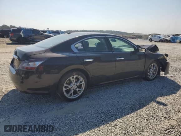 2014 Nissan Maxima SV with VIN 1N4AA5AP2EC496926, listed as a Copart auction lot 80021365 with 138,225 mi miles and Salvage title. Bid and sale history available at DreamBid. Image 3.
