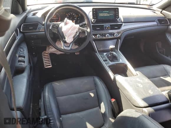 2018 Honda Accord Sport with VIN 1HGCV1E37JA220840, listed as a Copart auction lot 58579745 with 91,473 mi miles and Salvage title. Bid and sale history available at DreamBid. Image 8.