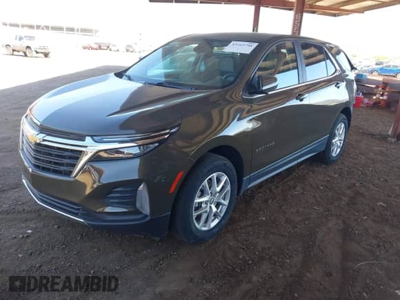 2024 Chevrolet Equinox LT с VIN 3GNAXUEG2RL210510, выставлен на аукционе IAAI как лот 43263798 с пробегом 38 551 миль миль и . История ставок и продаж доступна на DreamBid. Изображение 2.