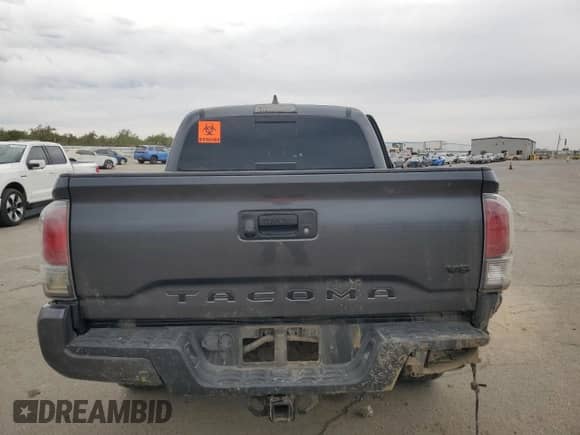 2021 Toyota Tacoma SR with VIN 3TMCZ5AN8MM446037, listed as a Copart auction lot 80966695 with Not provided miles and Salvage title. Bid and sale history available at DreamBid. Image 6.